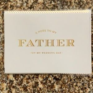 WEDDING NOTES “ A NOTE TO MY FATHER ON MY WEDDING DAY”